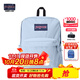 JANSPORT杰斯伯書(shū)包輕便雙肩包男女旅行包簡(jiǎn)約背包電腦包學(xué)生校園 4QUE7G7霧霾藍-隔層+側袋