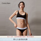 Calvin Klein內衣【摩登引力帶】女士ck可卸墊無(wú)鋼圈輕運動(dòng)背心式文胸QF7586AD UB1-太空黑 S