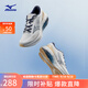 美津濃（MIZUNO）25年新款男女時(shí)尚撞色透氣網(wǎng)面耐磨回彈運動(dòng)休閑鞋PI X 04/淺灰/深藍 42 (270mm)
