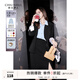 秋水伊人時(shí)尚簡(jiǎn)約顯瘦直筒襯衫秋季新款女休閑長(cháng)袖打底襯衣 藍色-經(jīng)典款 S