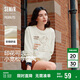 森馬（Semir）史努比系列衛(wèi)衣女卡通落肩寬松衣服個(gè)性秋設(shè)計(jì)感圖案101524116009