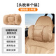 汽車(chē)通用加絨頭枕車(chē)載頭枕腰靠抱枕被車(chē)載冬季保暖腰靠抱枕被雙用 頭枕 【琥珀棕】頭枕一個(gè) 1個(gè)