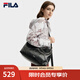 FILA斐樂女包【月牙包】挎包抗菌內(nèi)里2025單肩包斜挎包百搭腋下包 正黑色-BK XS