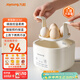 九陽(yáng)（Joyoung）煮蛋器 蒸蛋器 溫泉蛋機 智能定時(shí)自動(dòng)斷電 煮雞蛋神器溏心蛋茶葉蛋 小型蒸鍋早餐一體機GE361