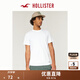 HOLLISTER25夏新款經(jīng)典小海鷗情侶棉質(zhì)基礎T恤男裝女裝KI324-5149 白色 M (180/100A)