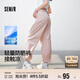 森馬（Semir）防曬休閑褲女25夏季一褲兩穿闊腿褲涼感褲子109325127003