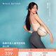 MAIA ACTIVE【虞書欣同款】腰精褲 收腹細腰高彈緊身瑜伽褲健身褲子九分褲女 [虞書欣同色]9分中縫口袋-遠山灰 M