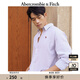 ABERCROMBIE & FITCH【牛津襯衫】男裝25春夏美式經典小麋鹿長袖開衫襯衫KI125-5083 棕紅色條紋 M (180/100A)
