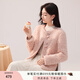 香影【咩咩絨】牛角扣羊羔毛風(fēng)短外套女2025秋冬新款毛絨仿生皮草 粉紅 L