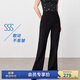 simple pieces直筒微喇褲/九分直筒褲 經(jīng)典黑/身高:153-164 90-93（105-115斤）