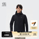KOLON SPORT【預售】/可隆戶(hù)外軟殼衣 男士防潑水防風(fēng)透濕保暖連帽拉絨夾克 LHJK5WN069-BK 黑色 L 175/96A