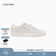 Calvin KleinJeans女士復古ck簡(jiǎn)約字母休閑鞋運動(dòng)鞋板鞋小白鞋禮物YW01269 0K8-月光白 36