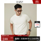 漢尼（HANY）【可機洗澳毛】t恤短袖純白色商務(wù)高級針織衫休閑打底衫男士?jì)却?塞尼白色 【圓領(lǐng)】【輕薄款】 2XL