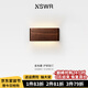 紐思維爾墻壁燈電視背景黑胡桃木客廳現(xiàn)代簡約侘寂風(fēng)臥室床頭長條過道燈 胡桃木色-上下發(fā)光20cm-三色變光