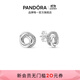 潘多拉（PANDORA）親情永恒耳釘925銀圓形家人高級精致送母親生日禮物送女友 親情永恒耳釘 均碼