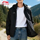 李寧風(fēng)衣外套男2025春秋季沖鋒運動(dòng)服防風(fēng)防水長(cháng)袖開(kāi)衫寬松戶(hù)外休閑衣