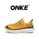ONKE德國歐克男女款戶(hù)外運動(dòng)休閑鞋男鞋復古輕盈緩震情侶跑步鞋女鞋子 琥珀黃 42