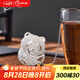 歸銀堂創(chuàng)意萌寵茶漏純銀999茶濾網(wǎng)泡茶神器大小號(hào)茶葉過濾器銀茶具配件 中號(hào)+證書+禮盒