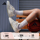 adidas ENTRAP美式校園風(fēng)低幫運(yùn)動(dòng)板鞋少年感復(fù)古籃球鞋阿迪達(dá)斯   米白色/灰色   38