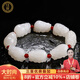 珪寶和田玉羊脂白玉貔貅手鏈男女款玉石手串皮丘玉器男士手飾附證書