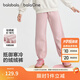 巴拉巴拉balaOne童裝兒童加絨褲子女童運動(dòng)長(cháng)褲2025冬裝新款保暖橡皮粉61206150