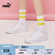 彪馬（PUMA）【小白鞋】增高厚底網(wǎng)球風(fēng)板鞋女復古休閑鞋 SKYE 374764  白-白-銀色-淺灰 01 37
