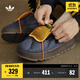 adidas「面包鞋」PUFFYLETTE經(jīng)典運動(dòng)棉鞋男女秋冬阿迪達斯三葉草 深藍/棕   42 (260mm)