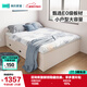 林氏家居榻榻米床儲物床收納抽屜床【白色】JJ1A-A高箱床1.5M不含床墊
