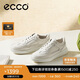 愛(ài)步（ECCO）夏季潮流拼色厚底休閑板鞋 街頭球鞋女鞋272803 白色37