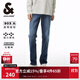 杰克·瓊斯（JACK&JONES） 男裝秋季潮流百搭個(gè)性刮痕直筒彈力舒適休閑牛仔褲225332088