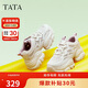 他她tata夏季厚底透氣老爹鞋女鞋網(wǎng)面增高運(yùn)動(dòng)鞋WOG16BM4 白/灰紫 36