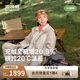 波司登疊變25年秋90鵝絨羽絨服女款沖鋒衣三合一外套B250331302
