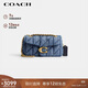 蔻馳（COACH）【品牌直供】女士TABBY20小號單肩手提斜挎包藍色CR701