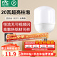 雷士（NVC）LED燈泡球泡節能燈柱泡E27家用商用照明燈光源20瓦白光6500K
