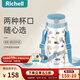 利其爾（Richell）透透水杯寶寶學(xué)飲杯兒童吸管杯嬰兒水壺奶瓶直飲杯牛奶杯喝水杯 嘟嘟街車(chē)水杯新款 450ml 吸管+暢飲 450ml