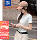 唐獅（TonLion）2025夏女圓領(lǐng)短款短袖T恤