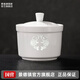 景德鎮2025新款陶瓷燉盅家用隔水小燉盅精致白瓷高顏值中式湯盅搬家喬遷 年年有余燉盅11cm