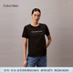Calvin KleinJeans25夏季女士休閑通勤ck純棉字母印花圓領(lǐng)短袖T恤47AB805