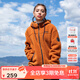 思凱樂(lè )（SCALER）戶(hù)外抓絨衣女搖粒絨上衣保暖仿羊羔絨連帽外套抓絨衛衣
