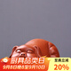 瓷牌茗 創(chuàng  )意紫砂茶寵擺件可養生肖小豬茶盤(pán)茶臺茶玩茶具茶道茶藝配件 朱泥（福運）幸福小豬茶寵