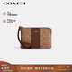 蔻馳（COACH）【品牌直供】女士小號手拿包手腕包棕色 CW854