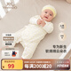 英氏（YEEHOO）嬰兒衣服新生兒連體衣男女寶寶純棉新疆棉嬰幼兒居家爬服四季款 星辰【和蛤款】 59cm (建議1-3月 3.5-6.9kg)