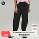 lululemon丨Loungeful 女士超寬松款高腰中長(cháng)運動(dòng)褲 LW6CI7S 黑色 S /6