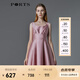 PORTS寶姿女裝春夏新品無袖連衣裙LM8D111JWQ017 藕粉色 M (6)