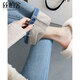 絲柏舍水洗牛仔褲2025冬裝新款女裝氣質(zhì)復古修身長(cháng)款喇叭褲