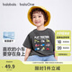 巴拉巴拉童裝兒童t恤短袖上衣男童2025夏裝吸濕速干卡通208225117110