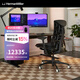 赫曼米勒（HERMAN MILLER） xLogitechx羅技G聯(lián)名Embody電競椅 人體工學(xué)椅 電腦椅久坐不累 黑白色