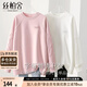 絲柏舍寬松衛(wèi)衣2025秋裝新款女字母刺繡小熊套頭圓領(lǐng)上衣