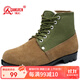 強人羊毛保暖男鞋 經(jīng)典大頭棉鞋 際華3515橡膠底勞保防寒棉短靴 黃 41