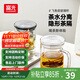 富光泡茶杯茶水分離玻璃杯辦公室喝茶杯子男士個(gè)人花茶杯水杯單只裝 400ml泡茶杯【透明】帶茶濾